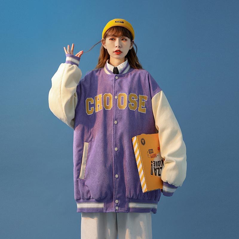 xả kho-  Áo khoác hoodie bomber unisex form rộng 2 lớp | BigBuy360 - bigbuy360.vn