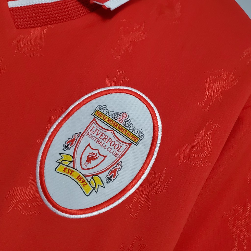 Áo Bóng Đá Đội Tuyển Liverpool 96-97 Phong Cách Retro