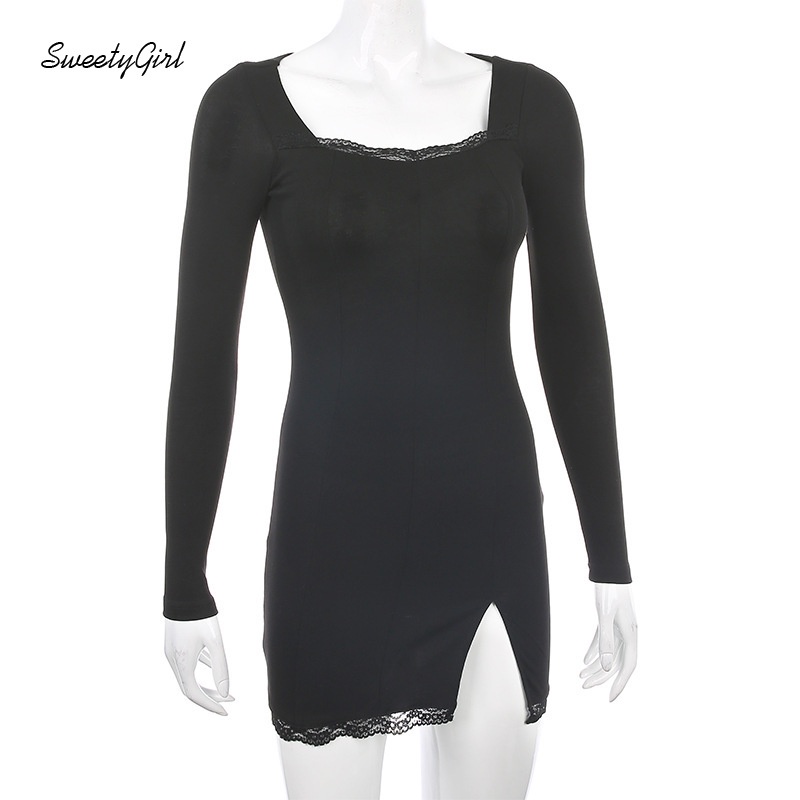 Đầm Ren Xẻ Tà Thời Trang Quyến Rũ Dành Cho Nữ 2022