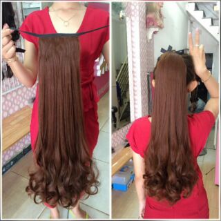 Tóc cột xoăn dài