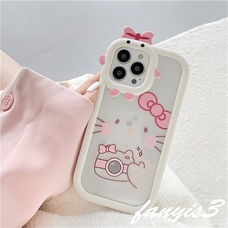 Ốp Điện Thoại Mềm Trong Suốt In Hình Mèo Hoạt Hình Cho iPhone 14 13 12 11 Pro Max X XR Xs Max 8 7 6 6s Plus SE 2020