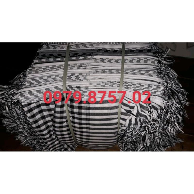 khăn rằn nam bộ ĐEN TRẮNG 40x155cm_ HÀNG ĐẸP LOẠI 1_ ẢNH THẬT