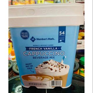 Bột cà phê sữa members mark french vanilla cappuccino - 1.36kg ❤️