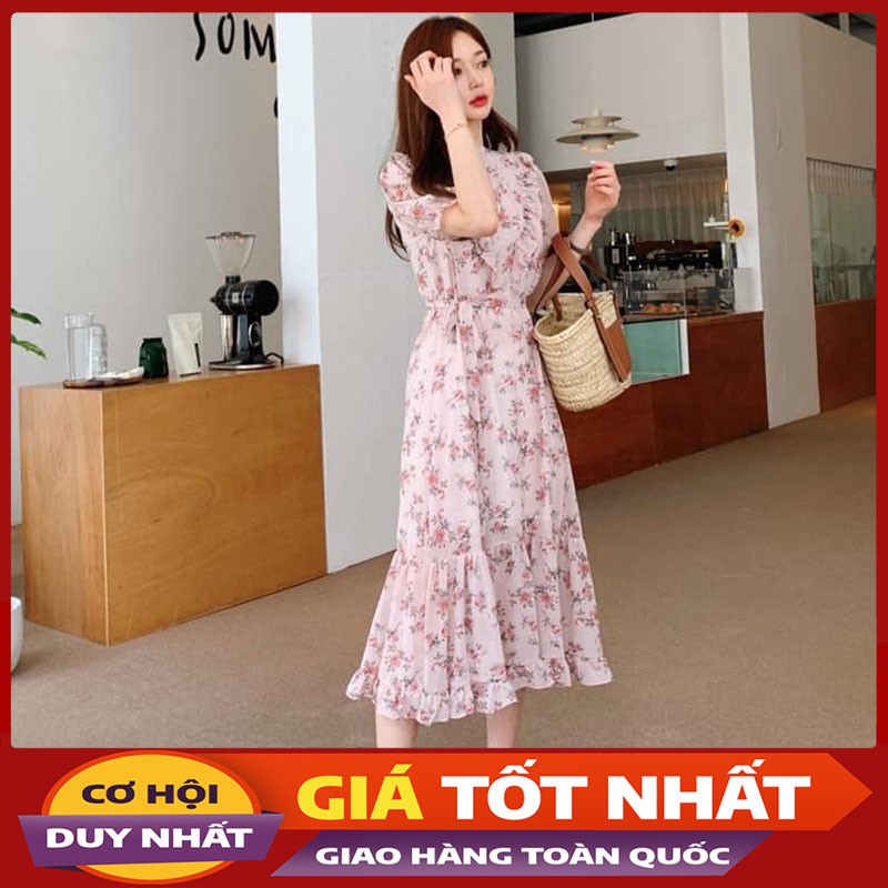 Váy Thiết Kế Hàn Quốc Siêu Hách Dáng Siêu Xinh-Chất Bao Xịn VTK01-Violet
