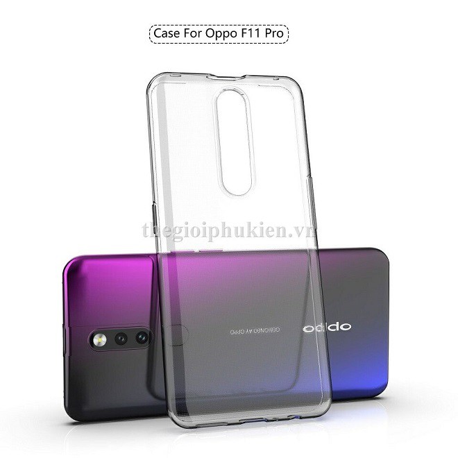 Ốp lưng silicon dẻo trong suốt OPPO F11 Pro siêu mỏng 0.6mm | BigBuy360 - bigbuy360.vn