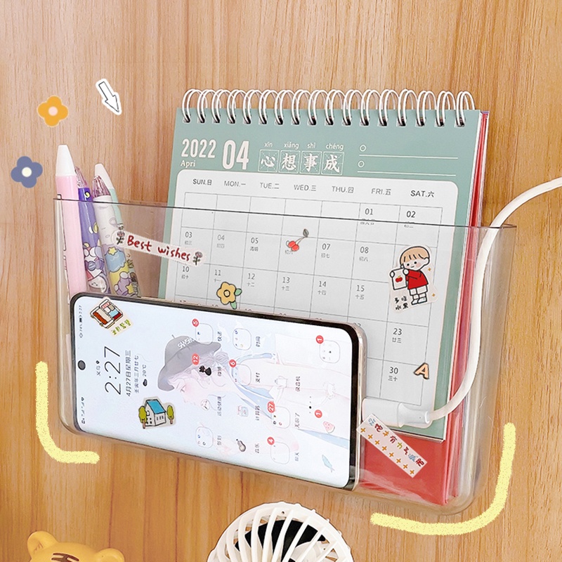 Kệ Đựng Đồ Dùng Gắn Tường Trong Suốt Đa Năng Tiện Dụng Cho Gia Đình