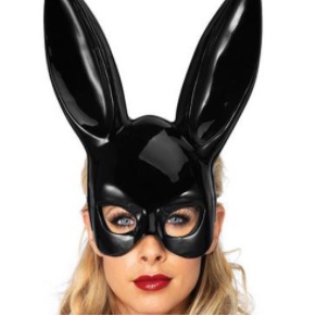 Mặt nạ thỏ bunny sexy đen bóng, mặt nạ hóa trang halloween play boy | BigBuy360 - bigbuy360.vn