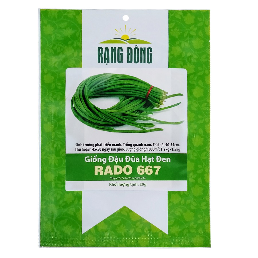 Hạt Giống Đậu Đũa Rạng Đông 20gram