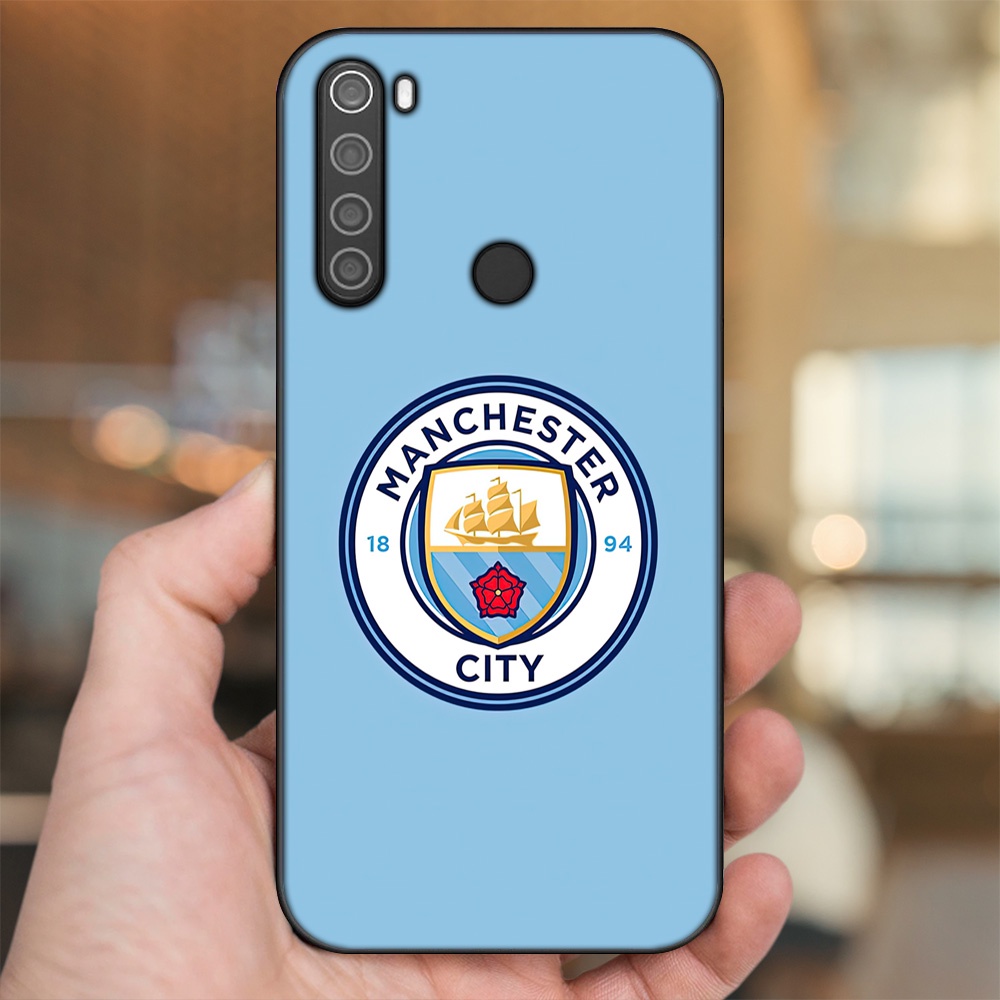 Ốp lưng Xiaomi Redmi Note 8 viền đen in hình Manchester City MC