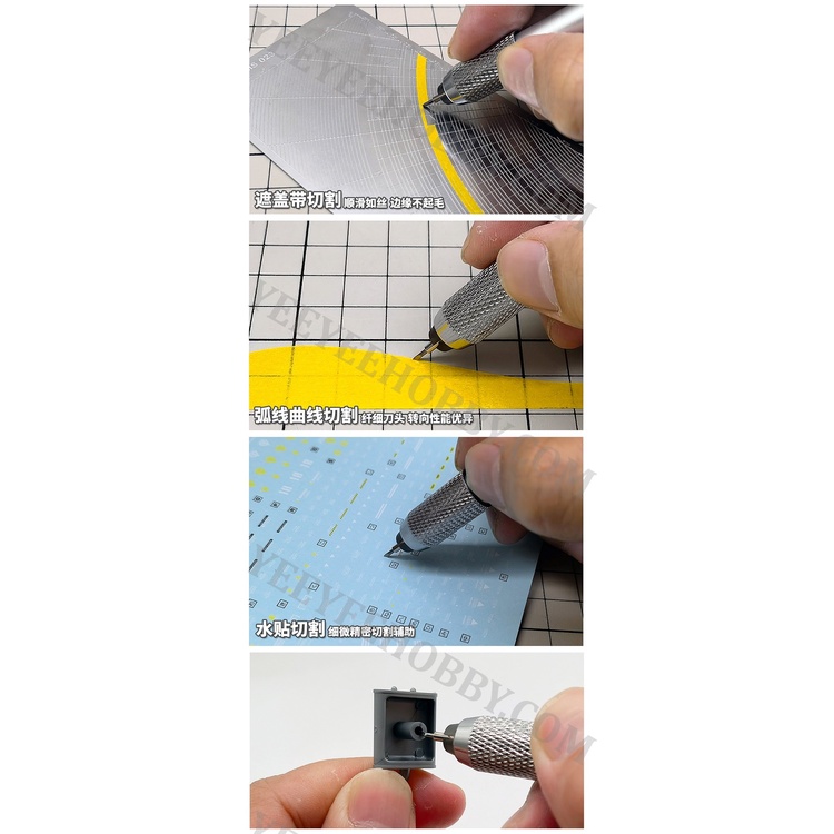 DỤNG CỤ MOSHI - DAO CẮT MÔ HÌNH TUNGSTEN STEEL KÈM CÁN MS052