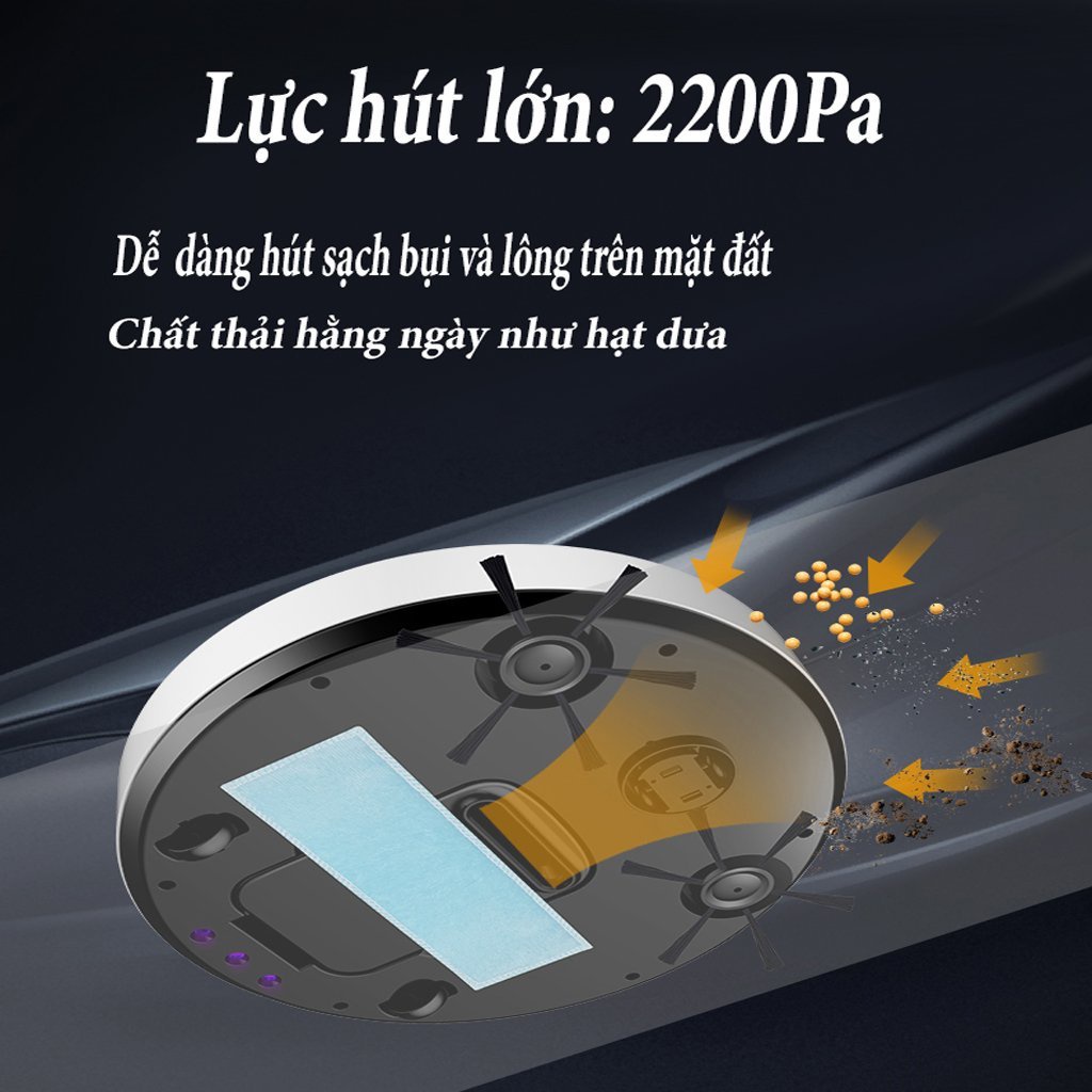 Robot hút bụi lau nhà thông minh thế hệ mới Chigo OB12 - Ahamarket