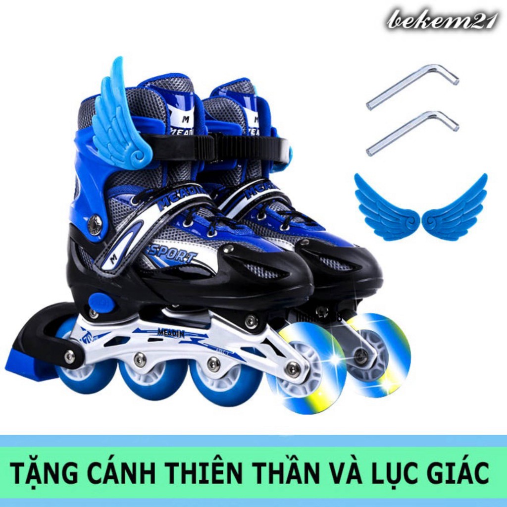 Rẻ Nhất Thị Trường Giày Trượt Patin Phát Sáng Sport Trẻ Em - Batin Người Lớn QF Thế Hệ Mới