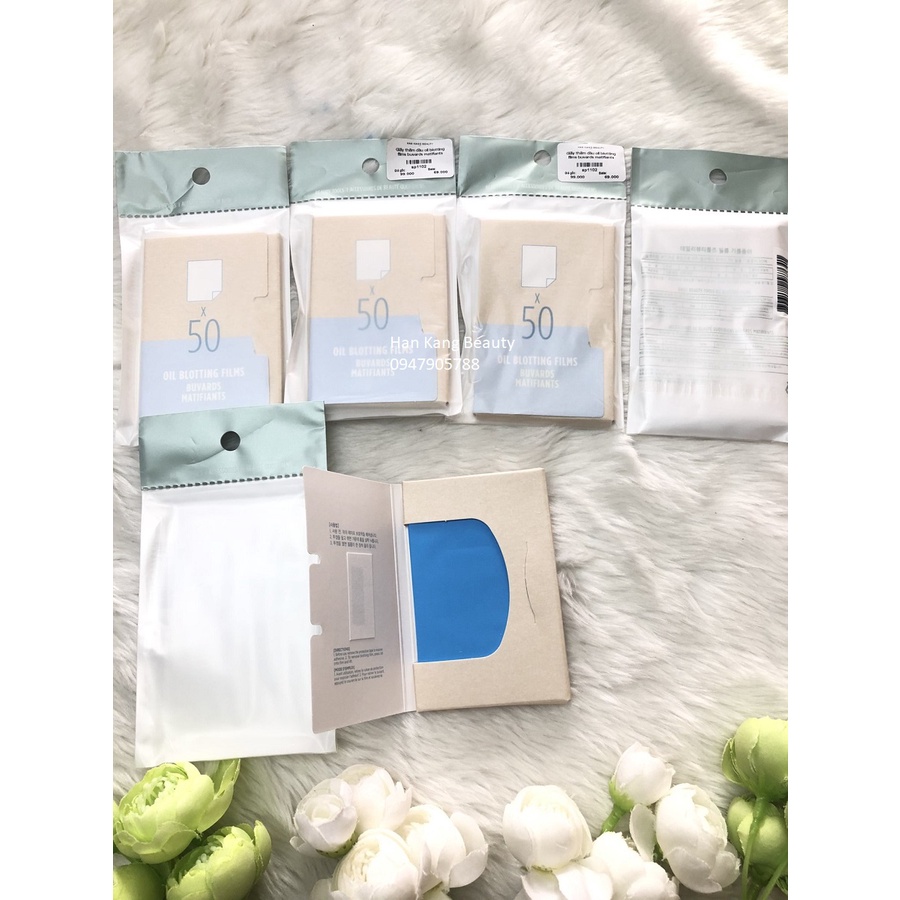 Giấy thấm dầu Oil Blotting Films 50 miểng | BigBuy360 - bigbuy360.vn