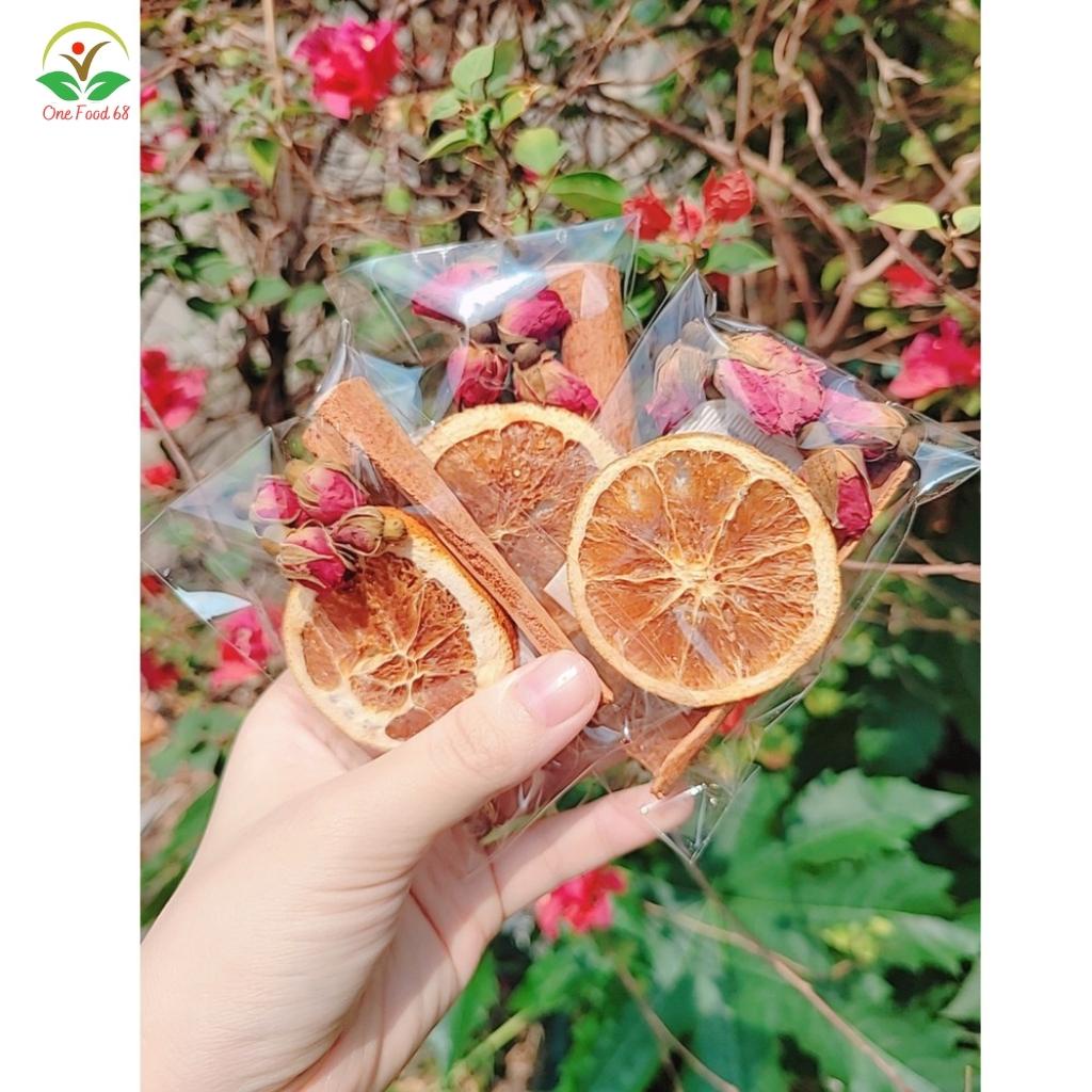 Trà Cam Quế Thảo Mộc Giảm Cân Thanh Nhiệt, Thanh Lọc Cơ Thể đẹp da, Giữ Vóc Dáng,Detox Giảm Cân OneFood68