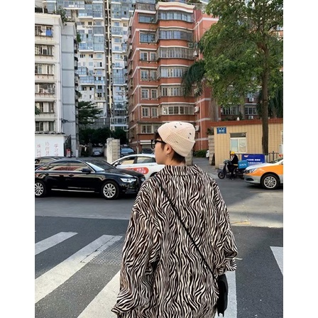 Áo sơ mi tay dài dáng rộng học tiết sọc ngựa vằn thời trang cá tính