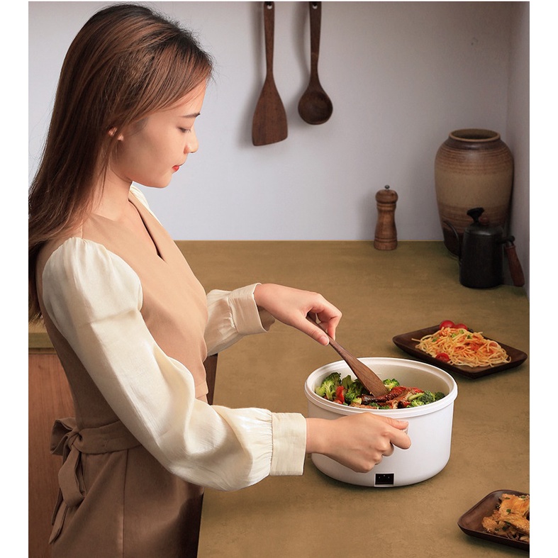Nồi Điện Đa Năng OENON Nấu Lẩu, Chiên, Xào, Rán, Gia Dụng Nhà Bếp Thông Minh - BH 12 Tháng
