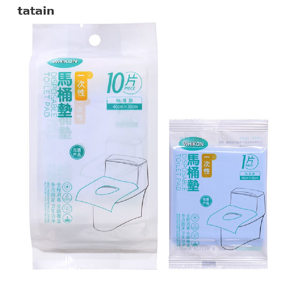 [TAT] 10pcs/Pack Toilet Seat Covers Disposable Paper Universal  Toilet Seat Covers CVX