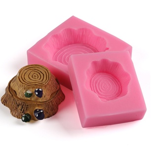 Khuôn Silicone Cặp Gốc Cây Bộ 2 Gốc