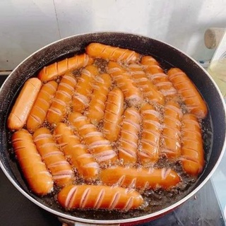 xúc xích xông khói - hàng công ty 500g / 1 kg (now)