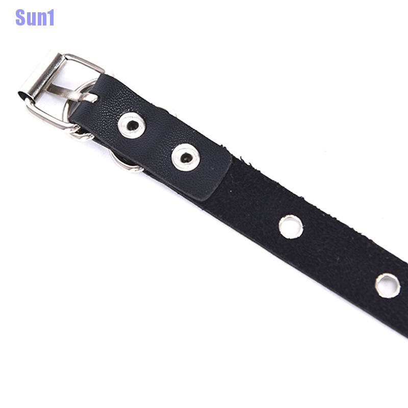 Vòng cổ choker da phong cách gothic quyến rũ thời trang