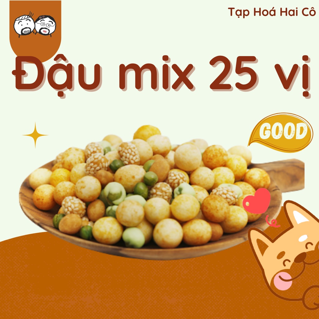 ĐẬU MIX 25 VỊ - ĂN LÀ GHIỀN