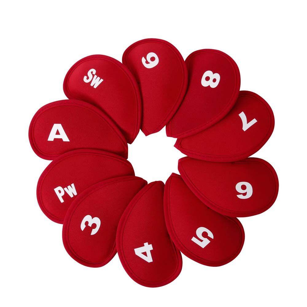 Bộ 10 Vỏ Bọc Bảo Vệ Đầu Gậy Đánh Golf DANILO Bằng Sắt Siêu Bền Tiện Dụng