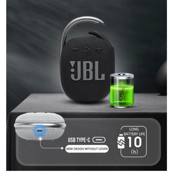 Loa BLUTOOTH JBL Clip 4 5.1 Mini Clip4 Loa Trầm Ngoài Trời Chống Nước IP67 Di Động Có Móc - BẢO HÀNH 1 ĐỔI 1