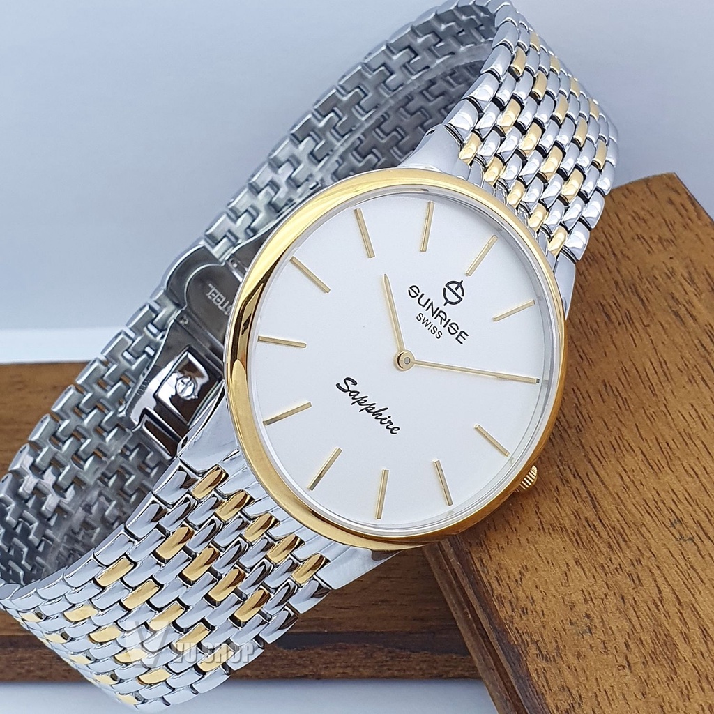 Đồng hồ nam SUNRISE DM738SWD Siêu mỏng Chính hãng