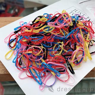 D❃♪Dây buộc tóc trẻ em màu sắc cho bé gái Dây buộc tóc Dây cao su đàn hồi