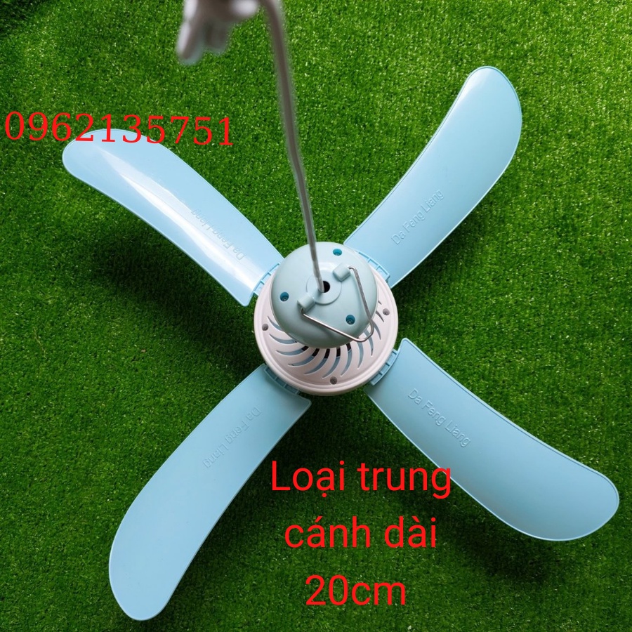 Quạt đuổi ruồi muỗi, côn trùng 4 cánh, 17cm, 20cm, 28cm