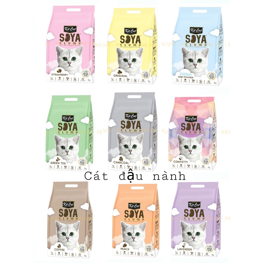CÁT ĐẬU NÀNH KITCAT SOYA CLUMP 7L