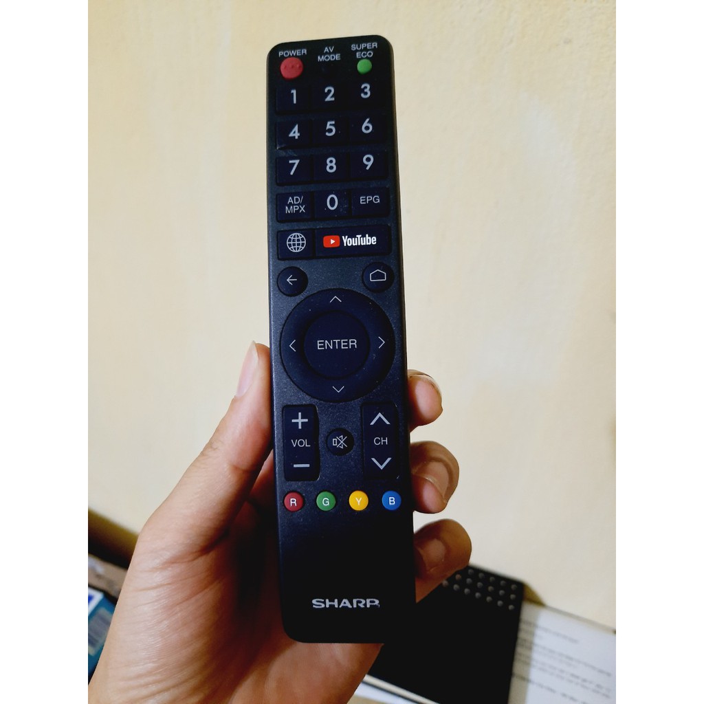 Remote Điều khiển tivi Sharp Smart TV- Hàng loại tốt mới 100% Tặng kèm Pin!!!-Điện tử ALEX