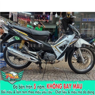 Tem rời Wave RSX 2007 đen trắng -1