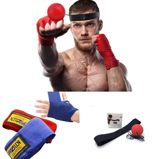 Combo 02 Băng Đa Cuốn Tay + Bóng Phản Xạ Treo Đầu