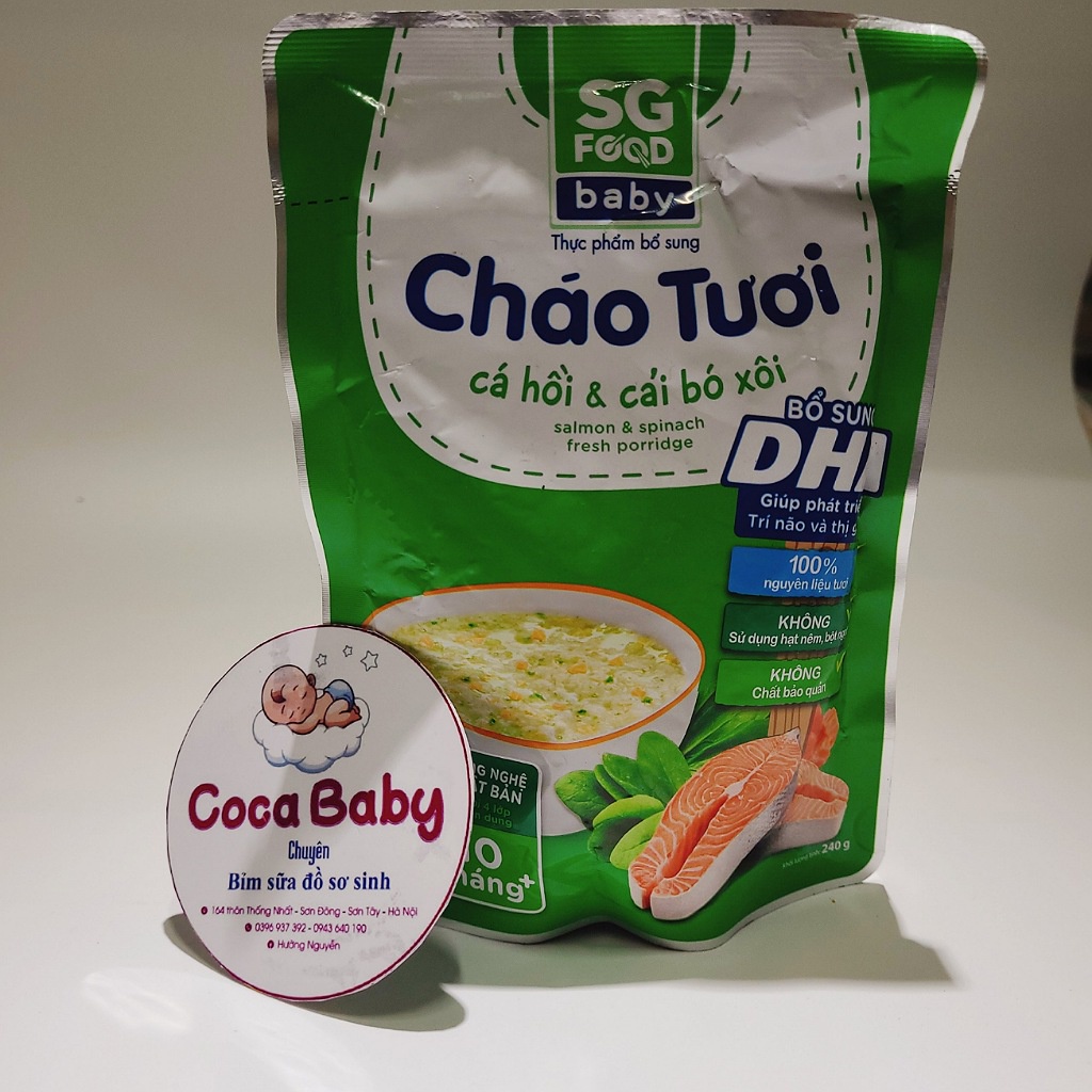 Cháo tươi Sài Gòn Food cho bé từ 12 tháng 270g⚡FREE SHIP
