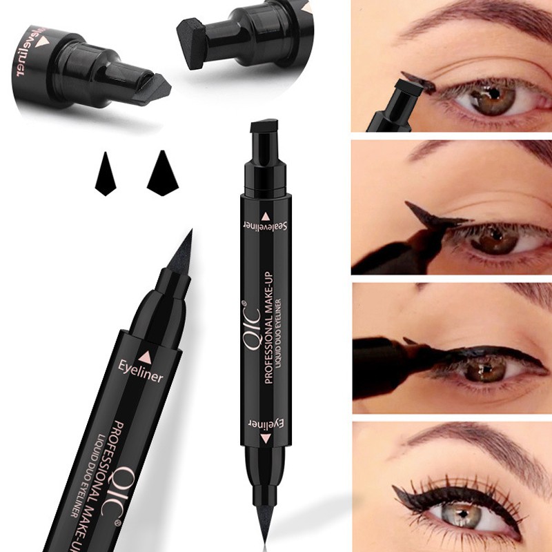 (Hàng Mới Về) 1 Bút Kẻ Mắt Qic Chống Thấm Nước Thiết Kế 2 Đầu Tiện Dụng | BigBuy360 - bigbuy360.vn