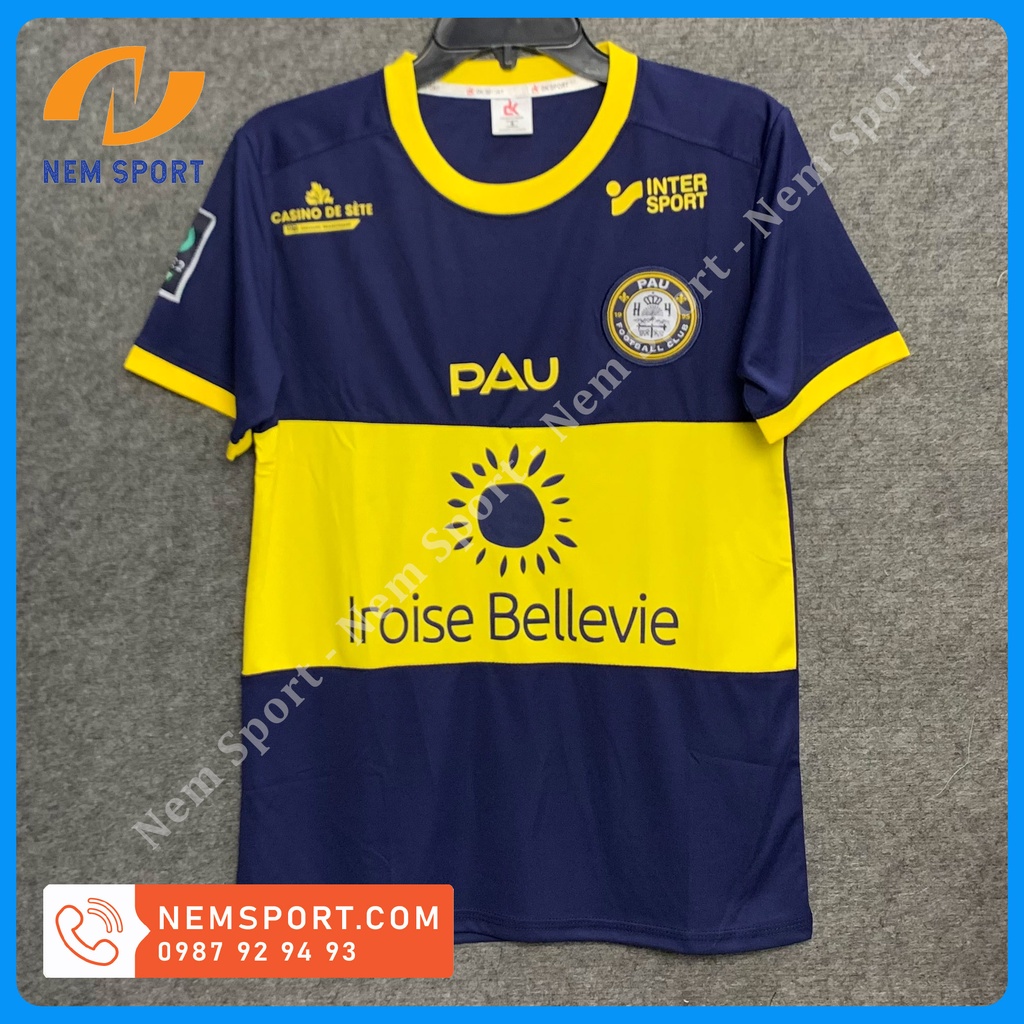 Quần Áo Bóng Đá CLB PAU FC Màu Đen Mẫu Mới 2022