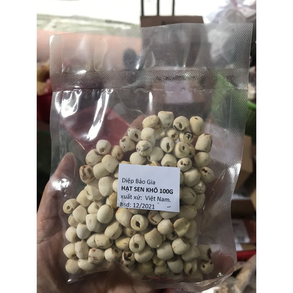 Hạt sen khô 100g