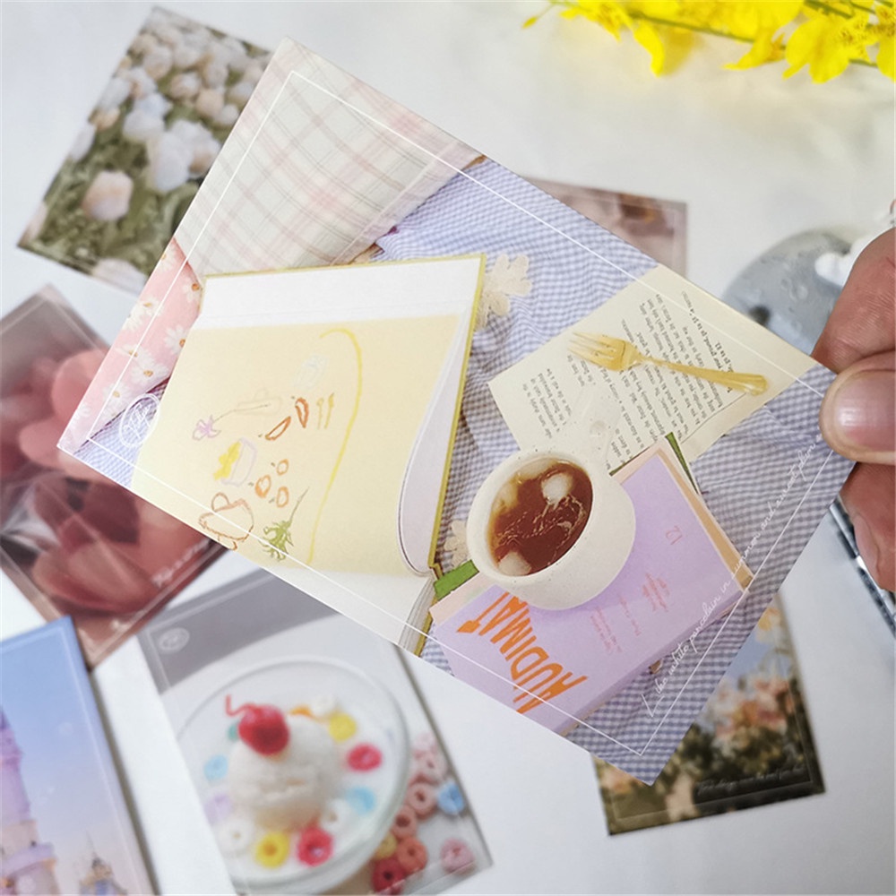 Set 30 thẻ ảnh trang trí tường phong cách Nhật Bản đơn giản