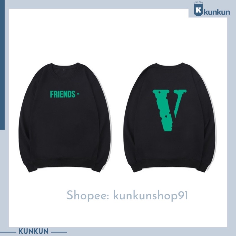 Áo Sweater V FRIENDS Vương Nhất Bác, Wang Yibo Đủ Size