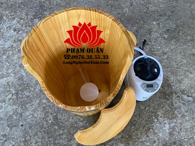 THÙNG GỖ XÔNG CHÂN
