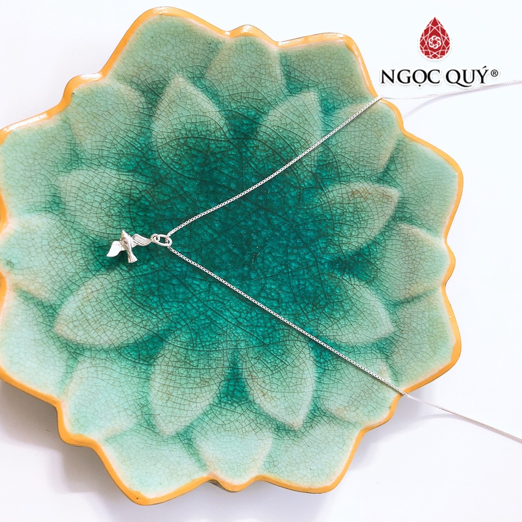 Dây chuyền bạc mặt chim - Ngọc Quý