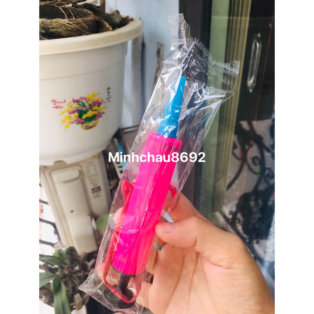 ống bơm bóng tay 20 chiếc tặng kèm 20 quả bóng giun