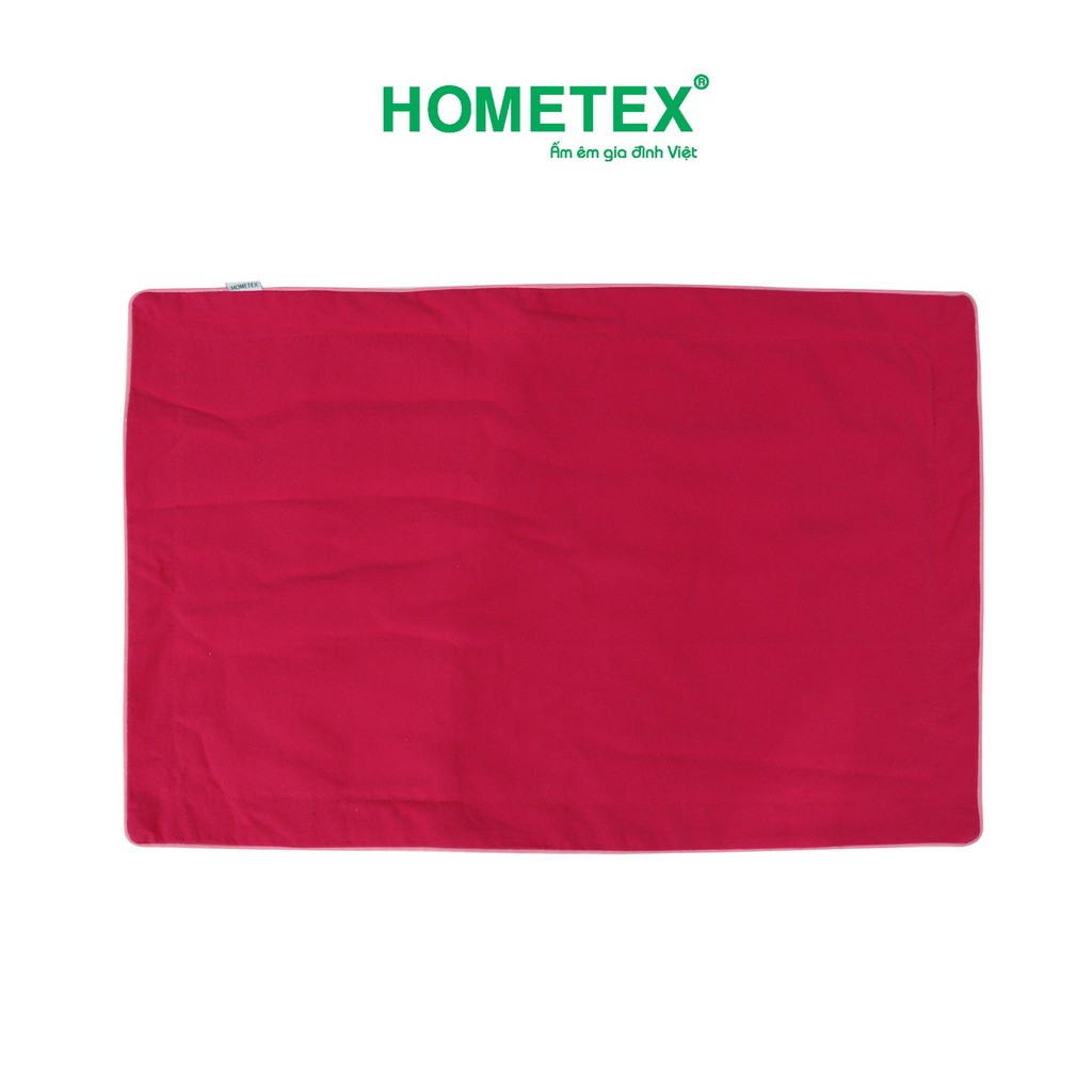 Áo gối đầu size 30x50cm có bèo cotton xốp màu Hometex