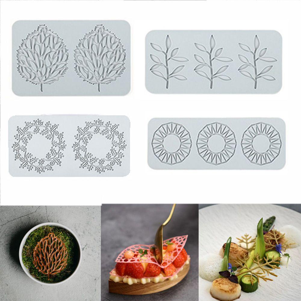 Khuôn Silicone Làm Bánh Kẹo Tráng Miệng Hình Ren DIY