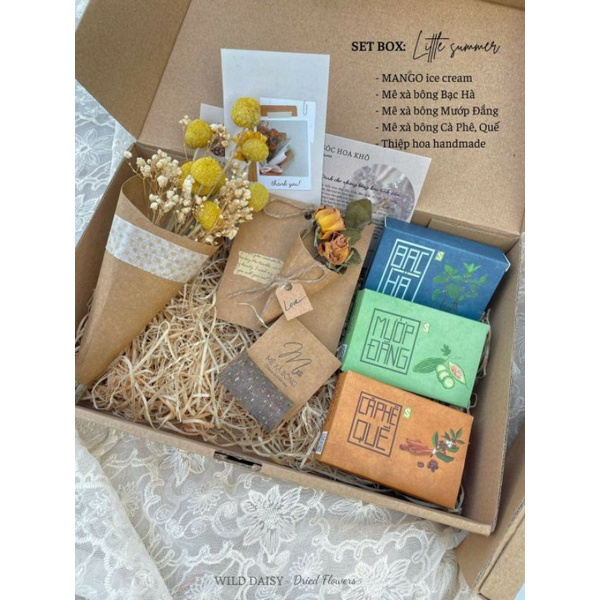 Set quà tặng hộp quà tặng Little Summer 2022 Quà tặng sinh nhật