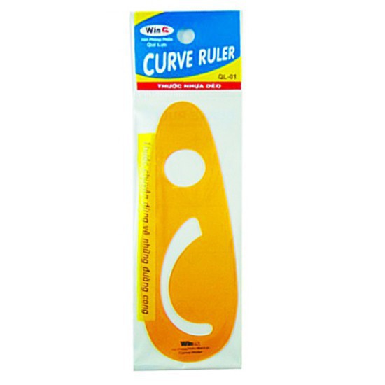 Hộp 50 cây Thước vẽ đường cong PARABOL 1 WINQ QL-01