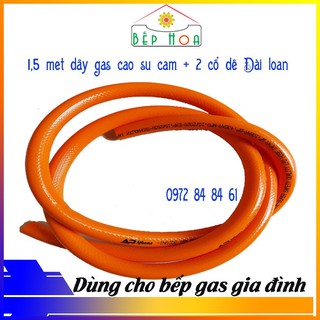 Dây dẫn gas thấp áp - dùng cho bếp gas gia đình - bh 6 tháng - bếp hoa