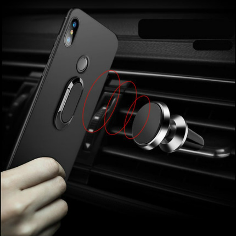 Giá đỡ từ tính Nhẫn đứng Vỏ điện thoại umidigi bison gt TPU mềm Vỏ chống sốc umidigi bison gt