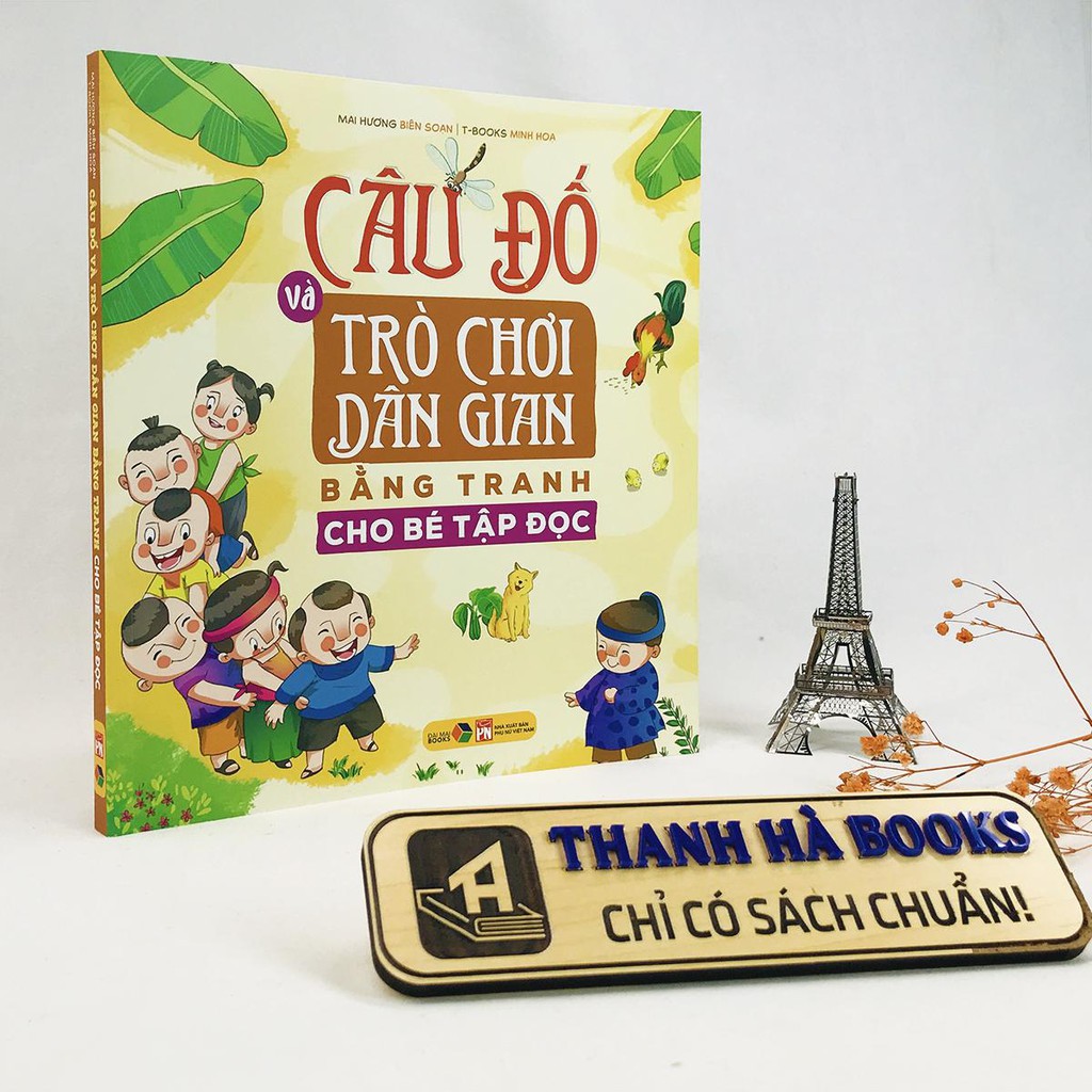 Sách - Câu đố và trò chơi dân gian bằng tranh cho bé tập đọc - Thanh Hà Books